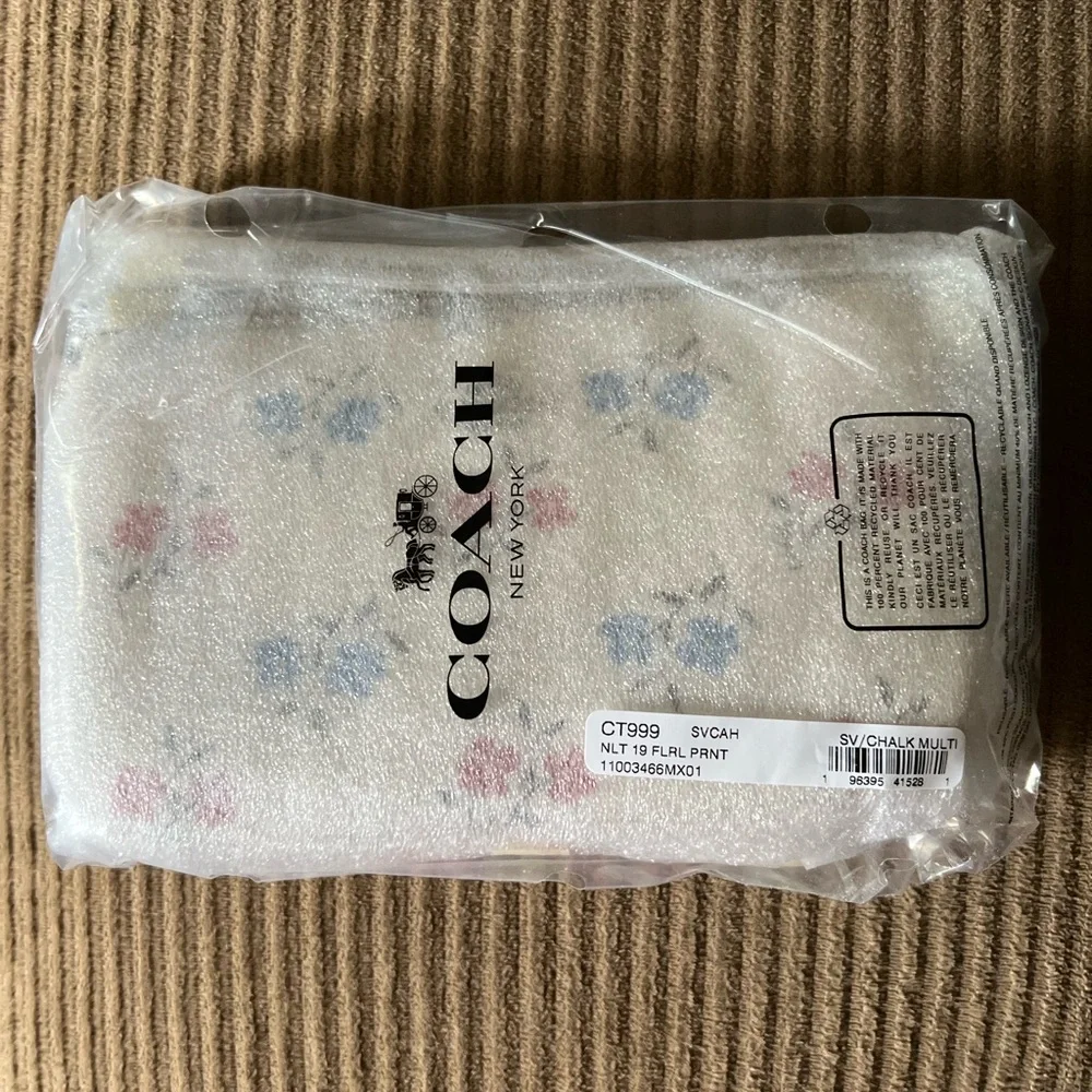 Coach Nolita 19 With Floral Print nwt in packaging - Picture 5 of 6